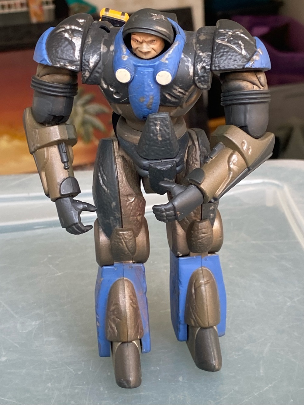 Vintage 1998 Blizzard Starcraft Terran Marine Action Figure Loose